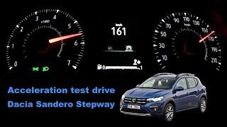 Acceleration test drive | 2021 Dacia Sandero Stepway TCe 90 6MT (new generation)