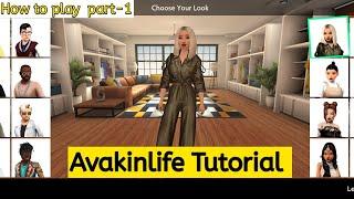 How to play avakinlife 2024|| part-1 || Avakinlife tutorial for beginners