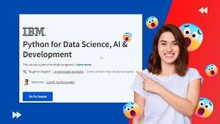 COURSERA: Python for Data Science, AI & Development | Coursera Quiz Answers | Graded Quiz | IBM