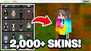 The Best Skin Pack For 1.17! *2,000+ Skins* (Minecraft Bedrock)