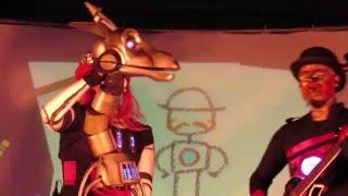 Steam Powered Giraffe Wild West Steamfest 2016- GG the Giraffe + Robot Shenanigans