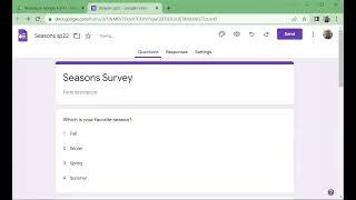 Google Forms  3 - Sending Out Your Form for Others to Complete