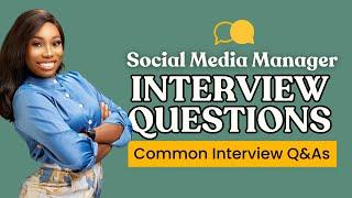 How to Ace a Social Media Manager Interview :Tips & FAQs