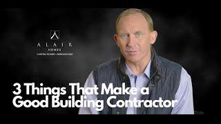 What Makes a Good Contractor?