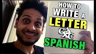 How to WRITE a LETTER in SPANISH | CSEC 