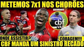 AFASTADO POR SER JUSTO! 7x1 NO CHORAFOGO! FILIPINHO ENCANTA! VINI JR: 1ª CRIA BOLA DE OURO? FLAMENGO