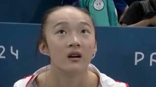 18-year-old Zhou Yaqin Wins Silver In Balance Beam Final | Paris Olympics 2024