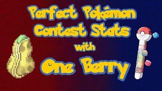 Perfect Pokémon Contest Stats with One Berry