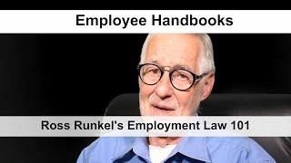 Employee handbooks - Employment Law 101