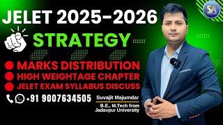 JELET 2025 2026 Strategy | Marks Distribution | High Weightage Chapter | Jelet Exam Syllabus Discuss