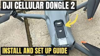 How to Install DJI Cellular Dongle 2 - DJI Air 3 Set Up Tutorial