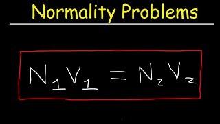 Normality & Volume Solution Stoichiometry Practice Problem