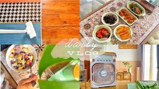 #dailyvlog RUTINITAS HARIAN IRT/ SALAD BUAH/ MASAK MENU SIMPLE/  KIPAS ANGIN UAP/ BAKING PONDAN CAKE