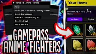 [NOVO] Anime Fighters Simulator SCRIPT - Unlock Gamepass, Auto Farm + Dupe!! (Mobile & PC) 2024