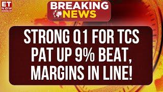 TCS Q1 Results: PAT Exceeds Expectations, Margins In Line & ₹10/Share Dividend Approved! | ET Now