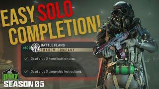 EASY Solo Battle Plans Mission Completion for Shadow Company | Call of Duty Warzone 2.0 DMZ Season 5