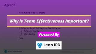 42   Why is Team Effectiveness Important