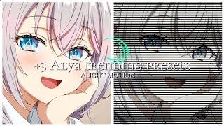 +3 Alya trending presets #2 [ Xml + QR + CC ] #alightmotion #alyasometimeshidesherfeelingsinrussian