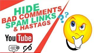 Hide bad comment on YouTube videos ! | How to block bad words and bad language in YouTube ?