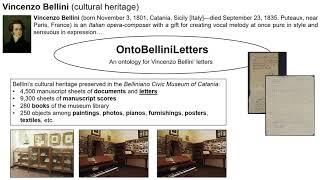 OntoBelliniLetters: a formal ontology for a corpus of letters of Vincenzo Bellini by S. Cristofaro