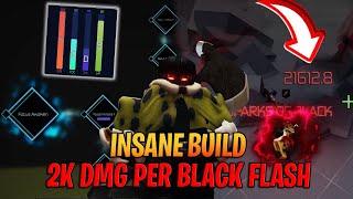 The STRONGEST Black Flash Build In Jujutsu Infinite