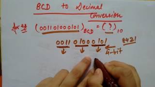 BCD to Decimal |Easy |short | simple