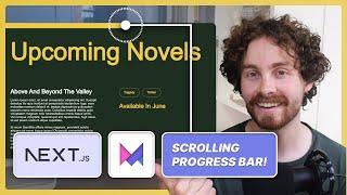 How to Create a Scroll Progress Bar with Next.js and Framer Motion