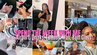 FACETIME VLOG: spend the week with me! *tattoos, mall, wax, airport, new laptop, nails & more!* 