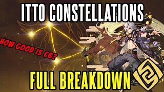 Arataki Itto CONSTELLATIONS Breakdown & Build | How Good Are Itto's Constellations? - Genshin Impact