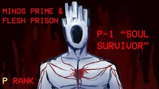 ULTRAKILL P-1 "Soul Survivor" Flesh Prison & Minos Prime Bossfight - P Rank [w/Input] #ultrakill