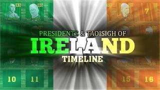 Presidents & Taoisigh of Ireland Timeline (Simon Harris 2024 Update)