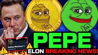 PEPE Coin BREAKING NEWS! (Elon Musk Pumps PEPE Coin 17%) Can PEPE Flip DOGE? (PEPE Crypto News)