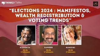 Elections 2024 Ft. Nisheeth, Sameer & Nandini | Thinkly Talks #AMA