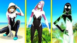 UPGRADING SPIDER WOMAN Into A GOD In GTA 5 Mods ... (Secret Powers!)