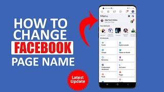 How to Change Facebook Page Name (2023)