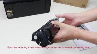 How to Install HP 85A CE285A Toner Cartridge in HP LaserJet P1102W Printer?