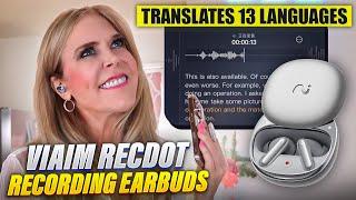 Viam RecDoc Earbuds | Best Translation Earbuds 2025  | Live for Calls, In Person & Conferences