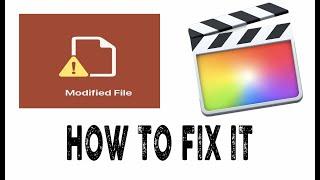 Modified File Issue | Final Cut Pro X | Tutorial ENG