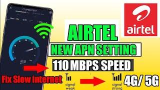 Airtel 4G APN Settings 2023 For Fast Internet | Airtel 4G/ 5G Speed Kaise Badhaye Airtel APN Setting