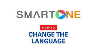 How to change the language | SmartOne App