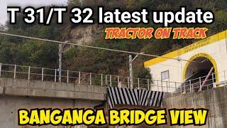 USBRL Project:T 31/T 32 latest update including Banganga rail bridge!!#usbrl #katra