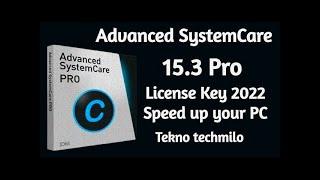 Advanced Systemcare 15 Pro Activation Key / Free License Key / Advanced Systemcare Pro 15 Crack