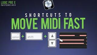 How To Move Midi Notes With Shortcuts In Logic Pro X