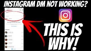 Instagram DM Not Working? Instagram DM Not Sending | Instagram Down | Instagram DM Not Loading