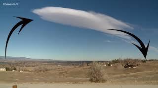 What causes Lenticular clouds?