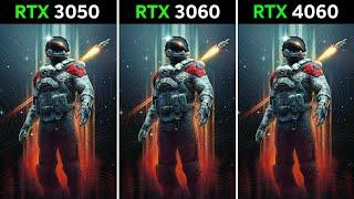 Starfield: RTX 3050 vs RTX 3060 vs RTX 4060 | DLSS FG | 2023