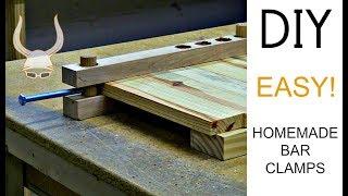 Crazy Easy Homemade Bar Clamps | DIY