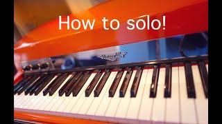 How to Solo Over Chord Changes on Keyboard