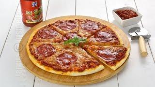 Pizza Diavola | Spicy Pizza (CC Eng Sub) | JamilaCuisine