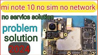 mi note 10 no sim card no network no service Redmi note 10 no network Problem solution 